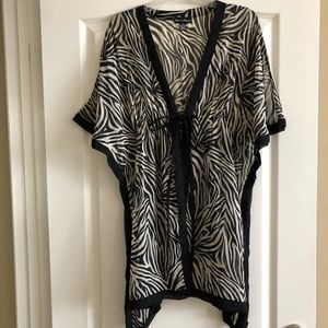 Animal Print Swim Cover-up